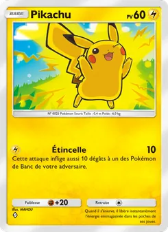 Carte Pokémon Pikachu 025 — Lumière Triomphale