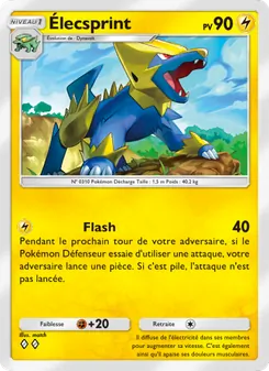 Carte Pokémon Élecsprint 028 — Lumière Triomphale