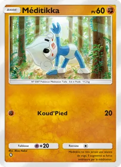 Carte Pokémon Méditikka 043 — Lumière Triomphale