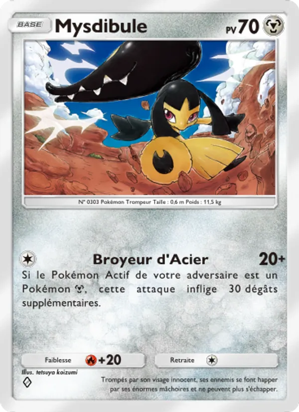 Carte Pokémon Mysdibule 056/75 de l'extension Lumière Triomphale