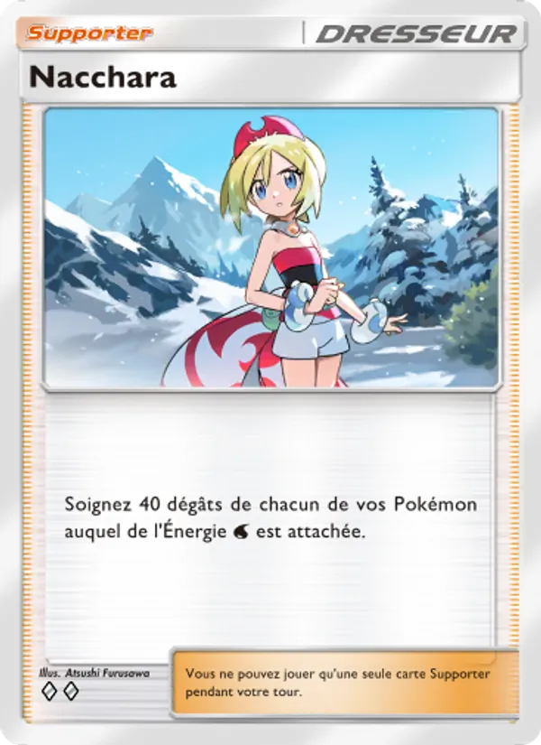 Carte Pokémon Nacchara 072/75 de l'extension Lumière Triomphale