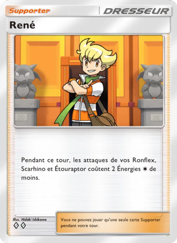 Carte Pokémon René 074/75 de l'extension Lumière Triomphale
