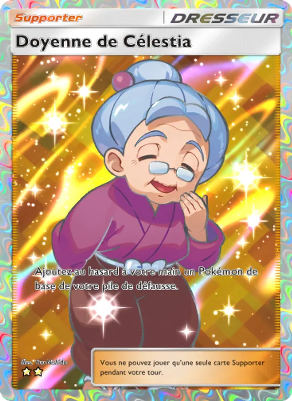 Carte Pokémon Doyenne de Célestia 088/75 de l'extension Lumière Triomphale