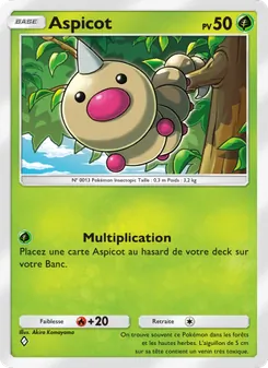 Carte Pokémon Aspicot 001 — Réjouissances Rayonnantes