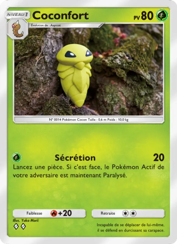 Carte Pokémon Coconfort 002/72 de l'extension Réjouissances Rayonnantes