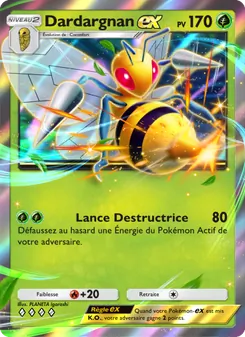 Carte Pokémon Dardargnan-ex 003 — Réjouissances Rayonnantes