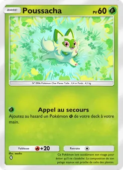 Carte Pokémon Poussacha 005 — Réjouissances Rayonnantes
