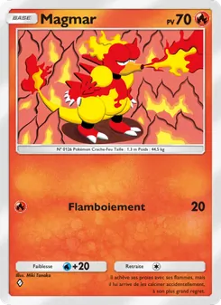 Carte Pokémon Magmar 011 — Réjouissances Rayonnantes