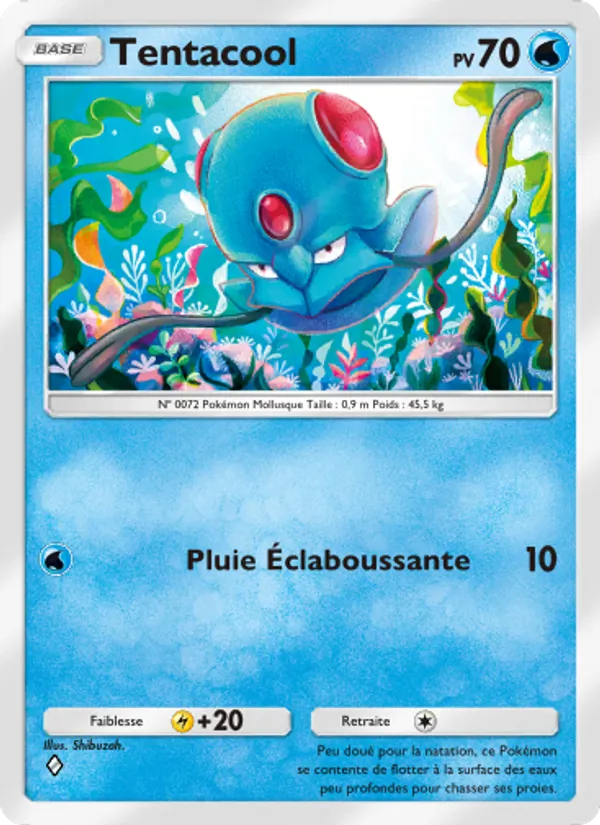 Carte Pokémon Tentacool 014/72 de l'extension Réjouissances Rayonnantes