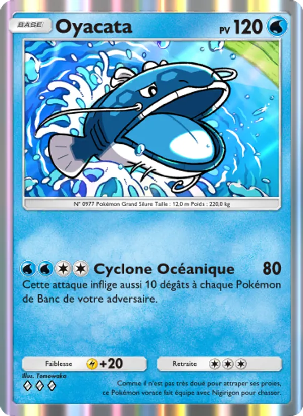 Carte Pokémon Oyacata 020/72 de l'extension Réjouissances Rayonnantes