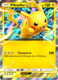 Carte Pokémon Pikachu-ex 022 — Réjouissances Rayonnantes