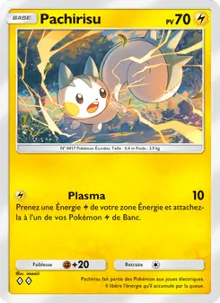 Carte Pokémon Pachirisu 025 — Réjouissances Rayonnantes