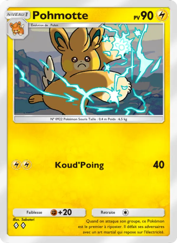 Carte Pokémon Pohmotte 027/72 de l'extension Réjouissances Rayonnantes