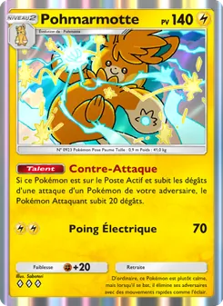 Carte Pokémon Pohmarmotte 028 — Réjouissances Rayonnantes