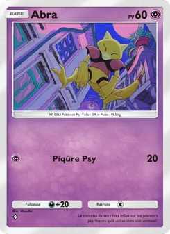 Carte Pokémon Abra 029 — Réjouissances Rayonnantes