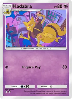 Carte Pokémon Kadabra 030 — Réjouissances Rayonnantes