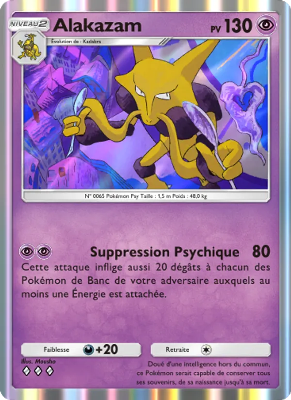 Carte Pokémon Alakazam 031/72 de l'extension Réjouissances Rayonnantes
