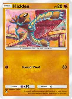 Carte Pokémon Kicklee 040 — Réjouissances Rayonnantes