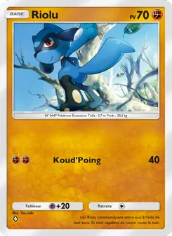 Carte Pokémon Riolu 042 — Réjouissances Rayonnantes