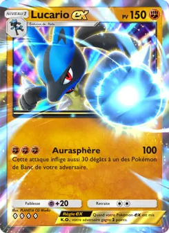 Carte Pokémon Lucario-ex 043 — Réjouissances Rayonnantes