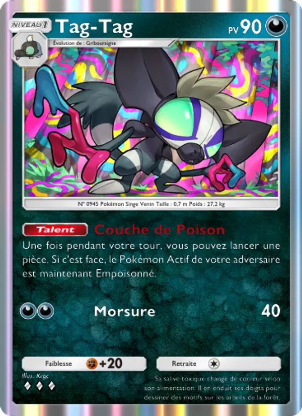 Carte Pokémon Tag-Tag 051/72 de l'extension Réjouissances Rayonnantes