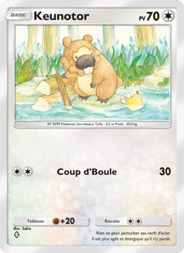 Carte Pokémon Keunotor 064/72 de l'extension Réjouissances Rayonnantes