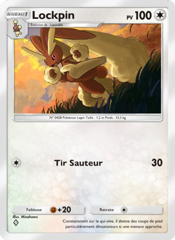 Carte Pokémon Lockpin 067/72 de l'extension Réjouissances Rayonnantes