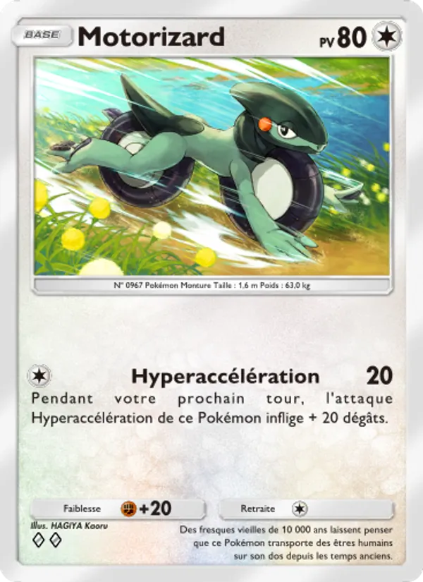 Carte Pokémon Motorizard 068/72 de l'extension Réjouissances Rayonnantes