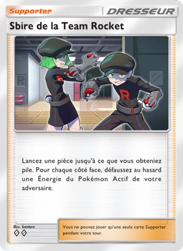 Carte Pokémon Sbire de la Team Rocket 072/72 de l'extension Réjouissances Rayonnantes