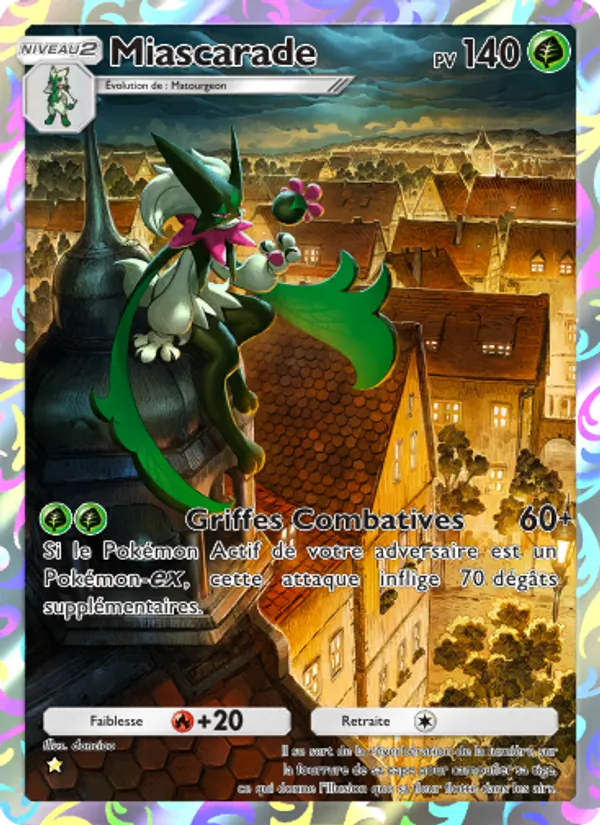 Carte Pokémon Miascarade 073/72 de l'extension Réjouissances Rayonnantes