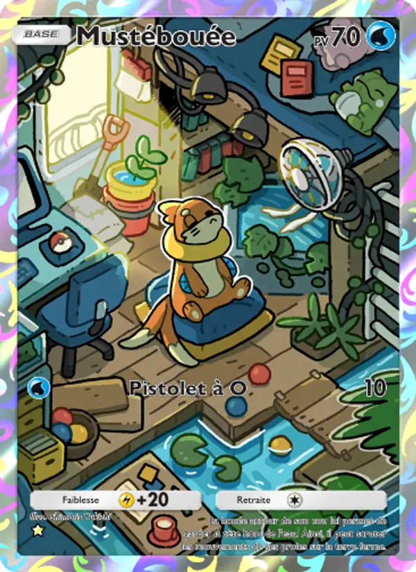 Carte Pokémon Mustébouée 074/72 de l'extension Réjouissances Rayonnantes