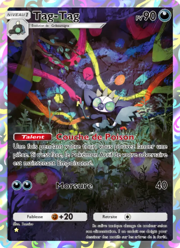 Carte Pokémon Tag-Tag 076/72 de l'extension Réjouissances Rayonnantes