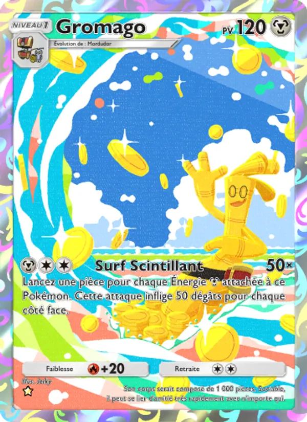 Carte Pokémon Gromago 077/72 de l'extension Réjouissances Rayonnantes