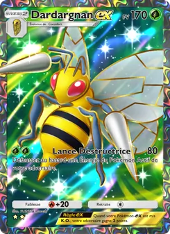 Carte Pokémon Dardargnan-ex 079 — Réjouissances Rayonnantes