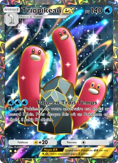 Carte Pokémon Triopikeau-ex 081 — Réjouissances Rayonnantes