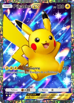 Carte Pokémon Pikachu-ex 082 — Réjouissances Rayonnantes