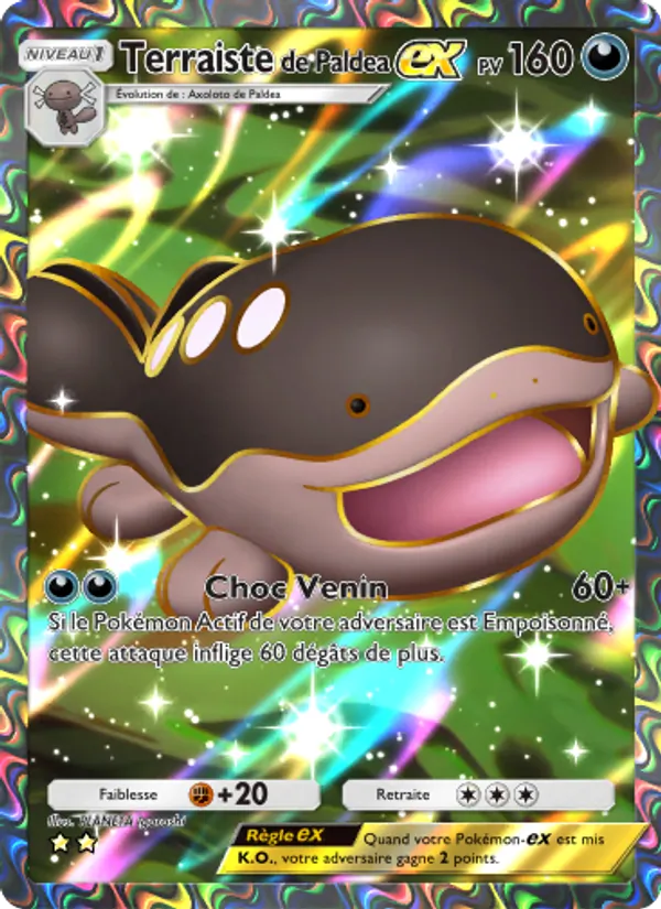 Carte Pokémon Terraistede Paldea-ex 085/72 de l'extension Réjouissances Rayonnantes