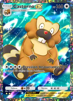 Carte Pokémon Castorno-ex 087 — Réjouissances Rayonnantes