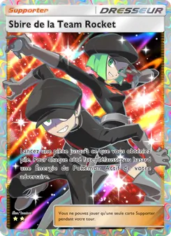 Carte Pokémon Sbire de la Team Rocket 091 — Réjouissances Rayonnantes