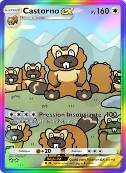 Carte Pokémon Castorno-ex 095 — Réjouissances Rayonnantes