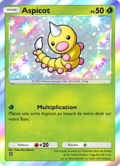 Carte Pokémon Aspicot 097 — Réjouissances Rayonnantes