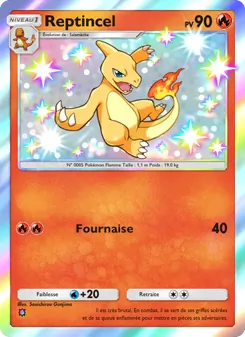 Carte Pokémon Reptincel 100 — Réjouissances Rayonnantes