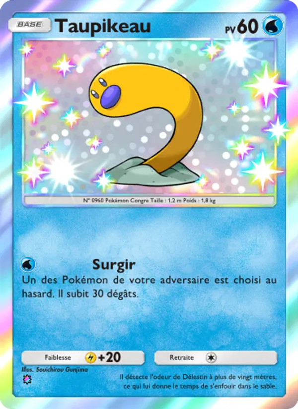 Carte Pokémon Taupikeau 101/72 de l'extension Réjouissances Rayonnantes