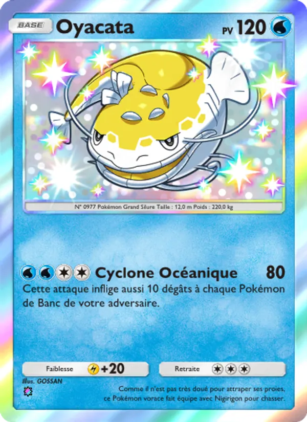 Carte Pokémon Oyacata 102/72 de l'extension Réjouissances Rayonnantes