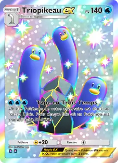 Carte Pokémon Triopikeau-ex 109 — Réjouissances Rayonnantes