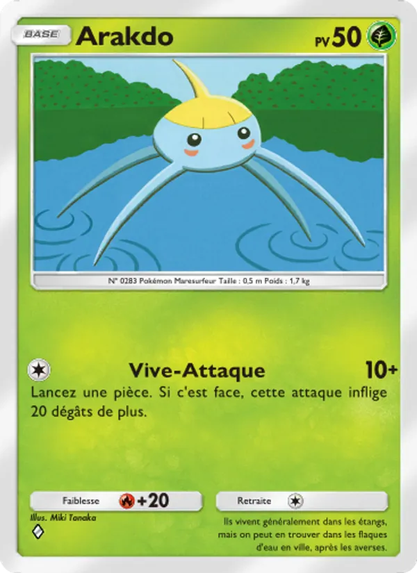 Carte Pokémon Arakdo 003/155 de l'extension Gardiens Astraux