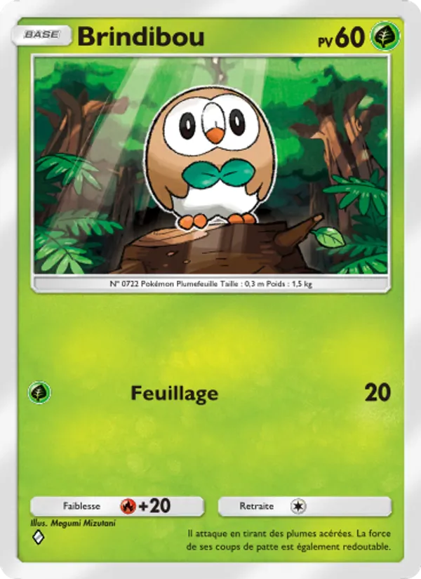 Carte Pokémon Brindibou 009/155 de l'extension Gardiens Astraux