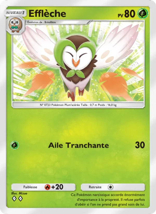 Carte Pokémon Efflèche 011/155 de l'extension Gardiens Astraux