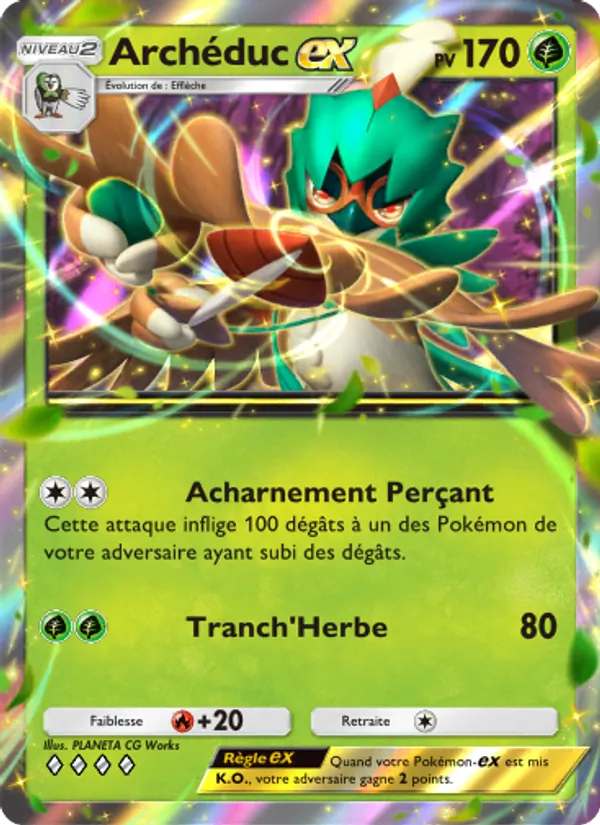 Carte Pokémon Archéduc-ex 012/155 de l'extension Gardiens Astraux