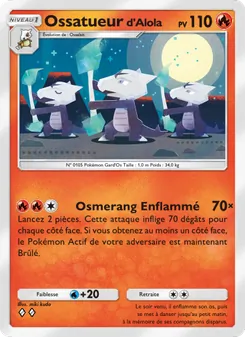 Carte Pokémon Ossatueurd'Alola 027 — Gardiens Astraux